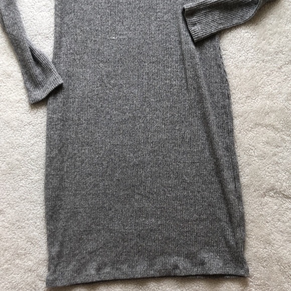 NWT Heather Gray Long Sleeve Dress - Picture 4 of 7